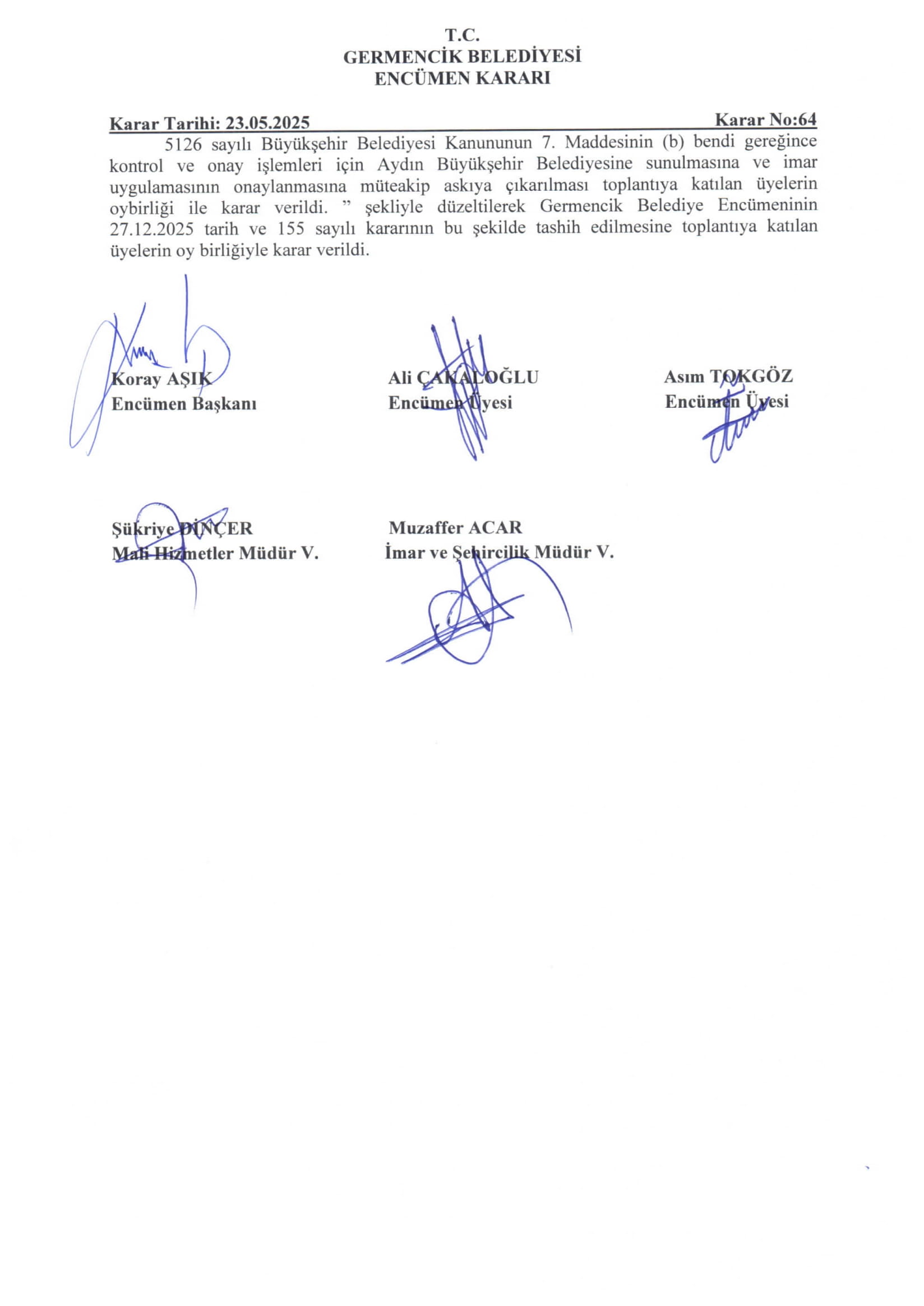 Parselasyon Planı ve Dağıtım Cetveli